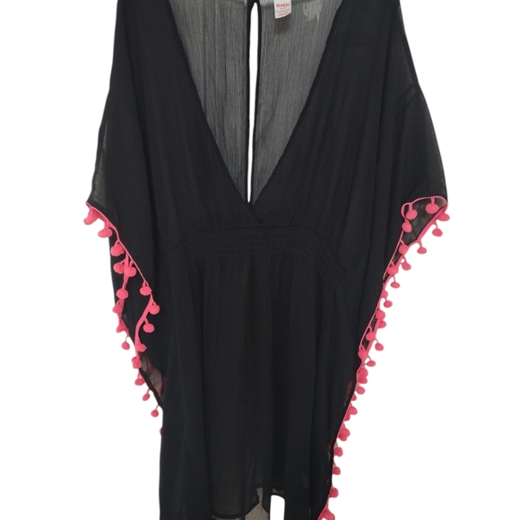 NWOT Bongo Women's Swim Cover-Up, M, Black & Pink - Picture 4 of 4